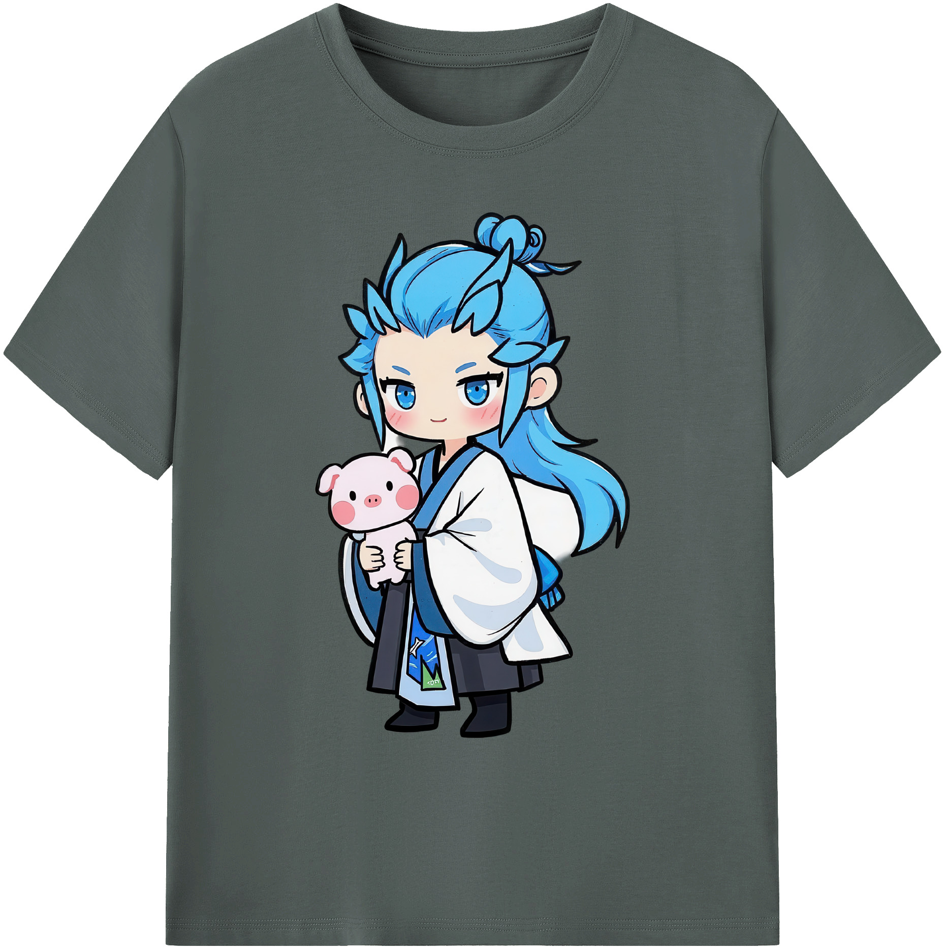 （画像用） Ne Zha 2 ナタ 魔童の大暴れ 綿100％ メンズ半袖Tシャツ｜肌触りやわらか＆通気性